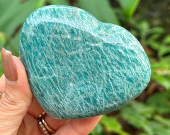 Amazonite heart