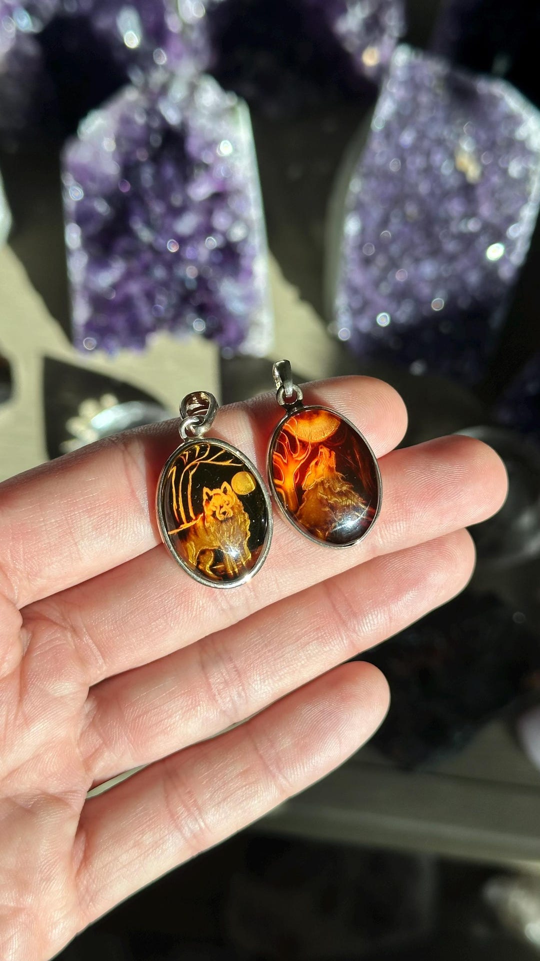 Dije De Ámbar Auténtico Y Plata Ley / Sol / Regalo Ideal / 3 | Envío Gratis