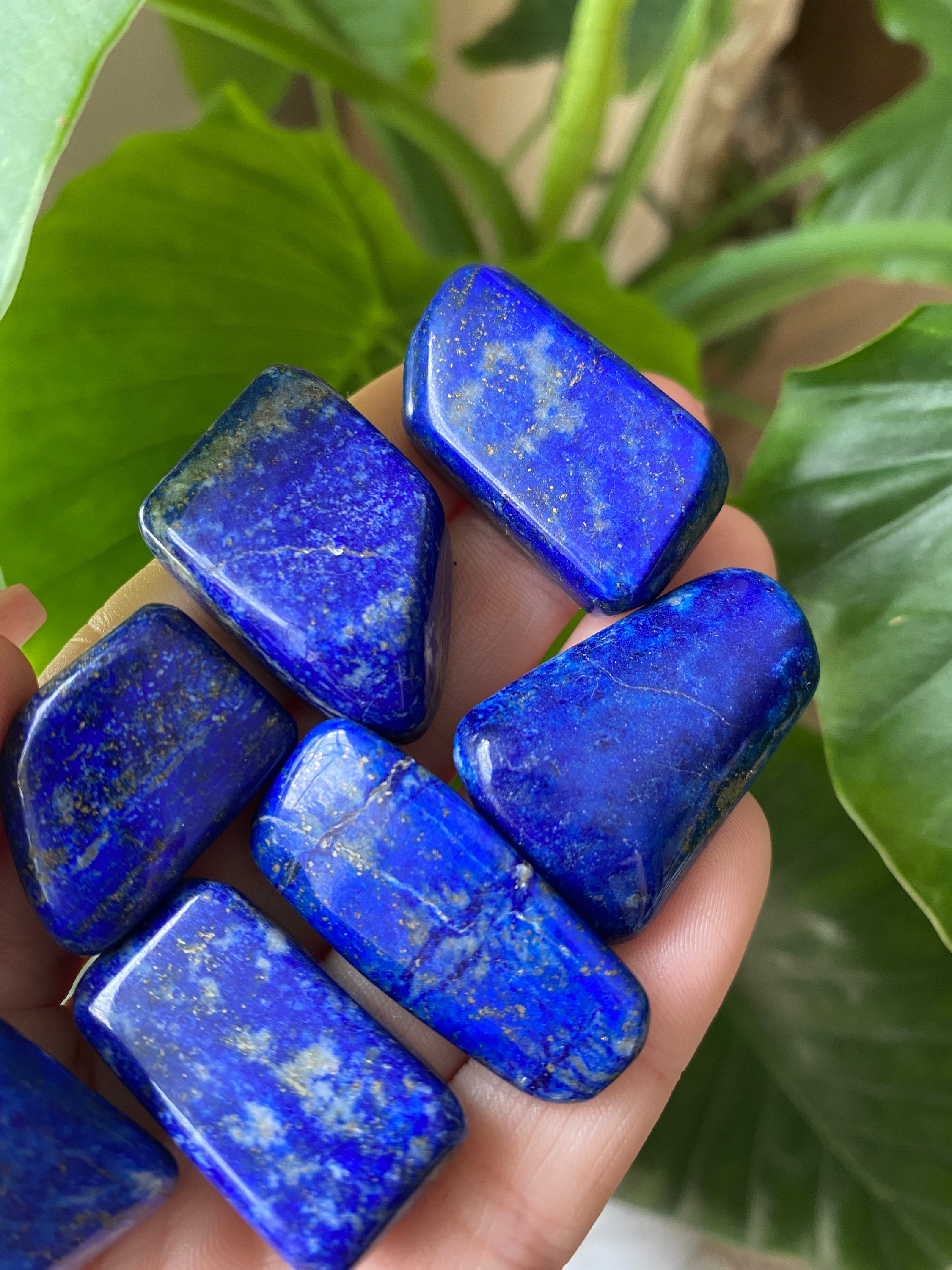 Tumbled Lapis Lazuli , Lapis Lazuli , Blue Gemstone , Chakra Stone