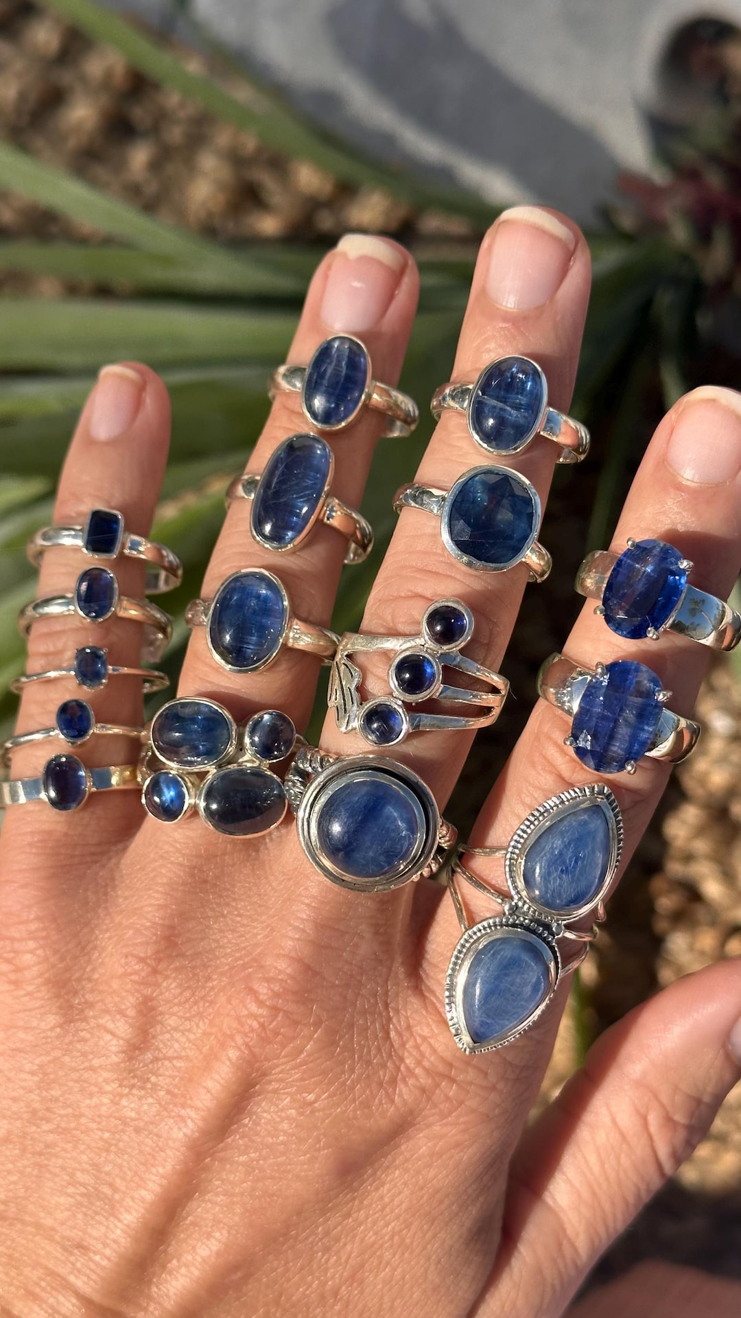 Blue Kyanite Ring Blue Kyanite Ring