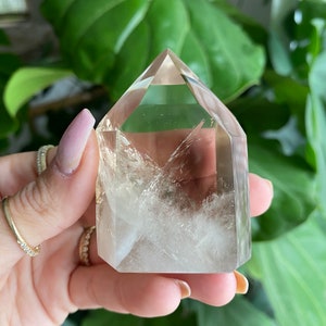 Phantom smoky quartz tower, light, champagne smoky