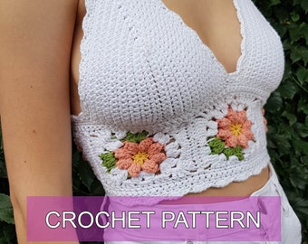 COSMOS CROP TOP Crochet Pattern