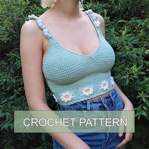 COSMOS CROP TOP Crochet Pattern -  Canada