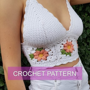 COSMOS CROP TOP Crochet Pattern