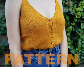 BASIC TANK TOP Knit Pattern