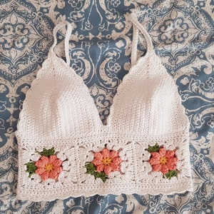 COSMOS CROP TOP Crochet Pattern image 4