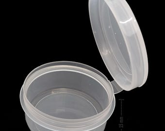 10 gram / ml  Small Paint tub pot for Oil, Acrylic, Water paint, cream or balm ETC