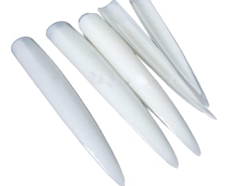 pack of 10 Long Competition stiletto nail tips nail art design 9cm