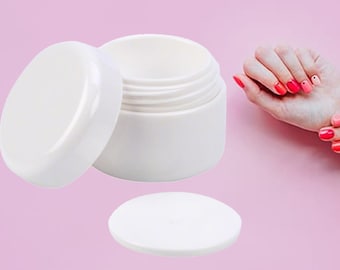 20g Empty Nail Pot Art Glitter Crafts Storage Acrylic Powder Lip Balm