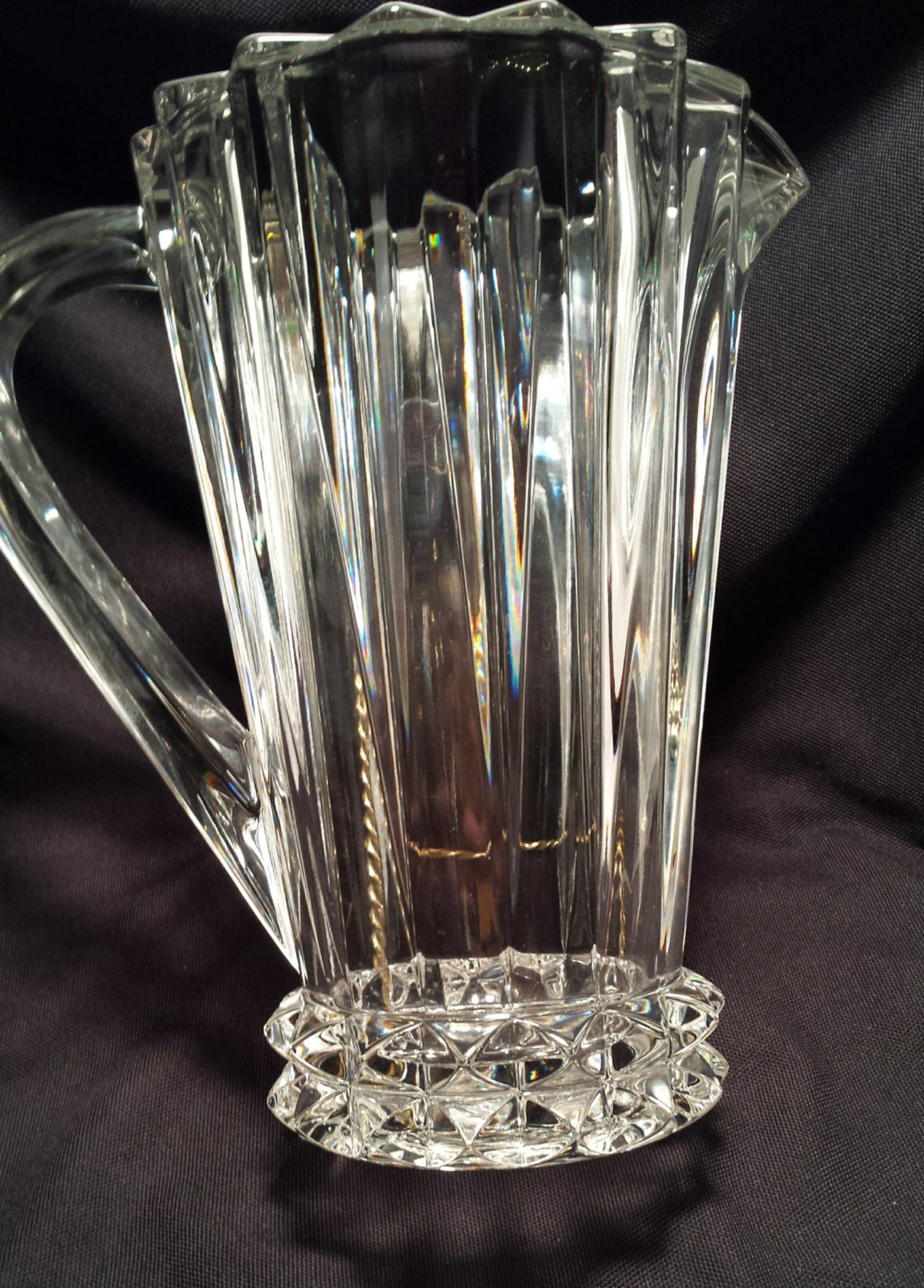 Rosenthal Lead Crystal Pitcher Stunning made in Germany Etsy