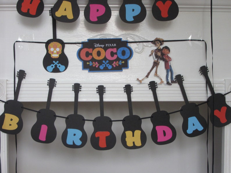 Happy Birthday Coco theme birthday banner | Etsy