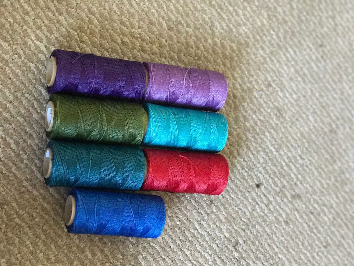 8 Rolls of Brazilian Waxed Yarn Linhasita 170 Meters Each Etsy UK