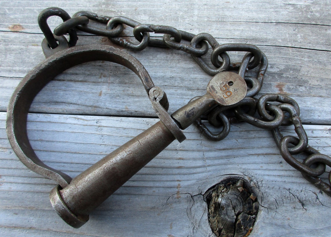 Prisoner Ball and Chain Ankle Shackle Etsy