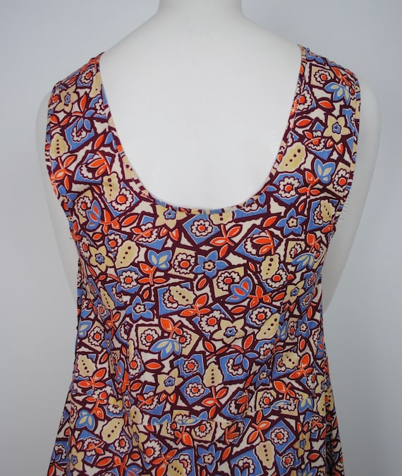 30s Cotton Jumper Dress - Vintage 1930s Sleeveles… - image 8