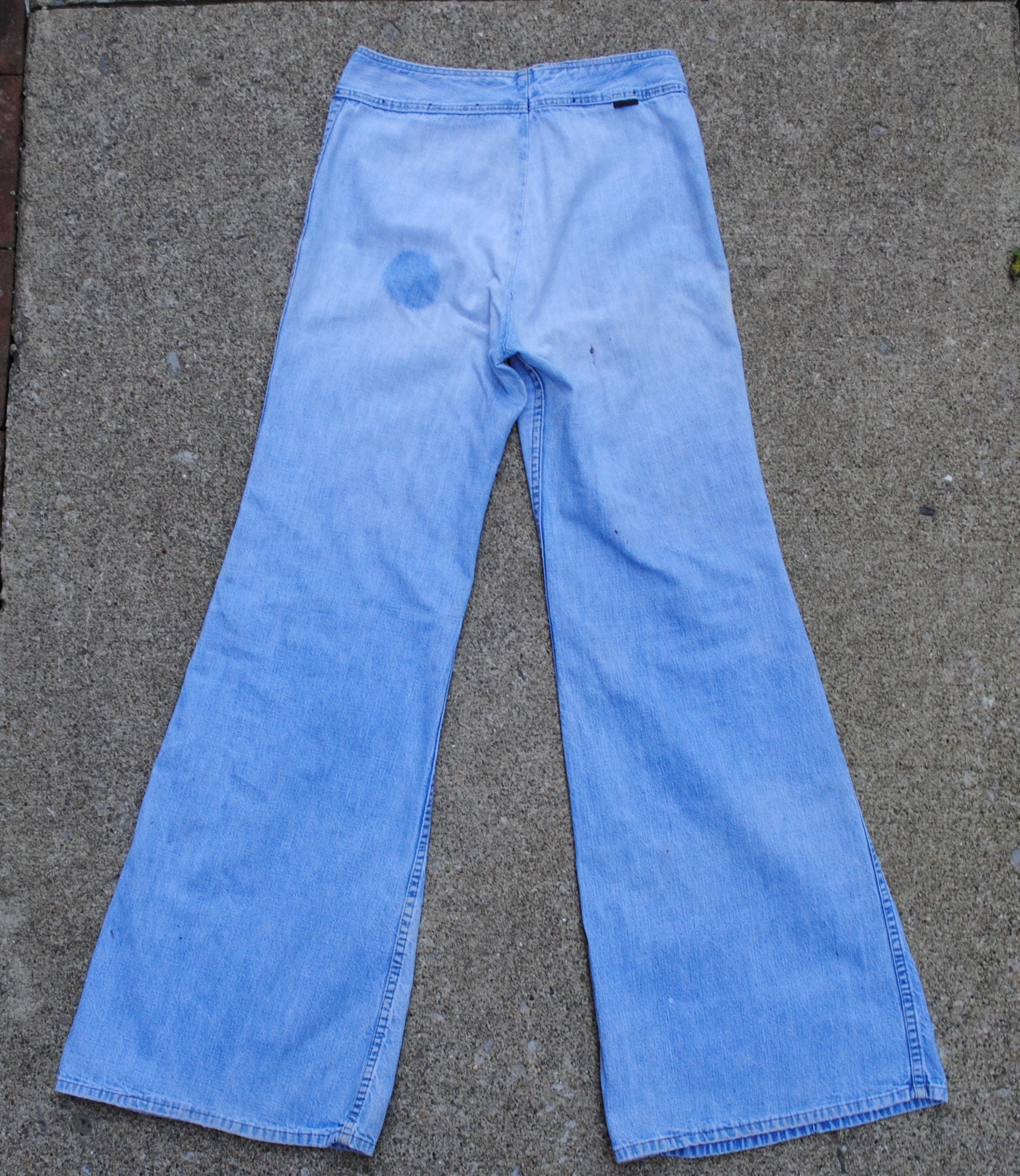 70s Wrangler Jeans - Vintage 1970s Double Front Zipper Denim 70s Wrangler Jeans - Vintage 1970s Double Front Zipper Denim