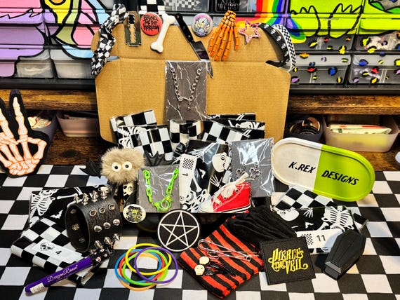 Emo/Scene Halloween Advent Calendar - 13 Day Countdown. Accessories and more.