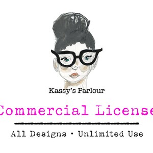 Commercial License | All Designs | Unlimited Use | Digital Files | Commercial Use