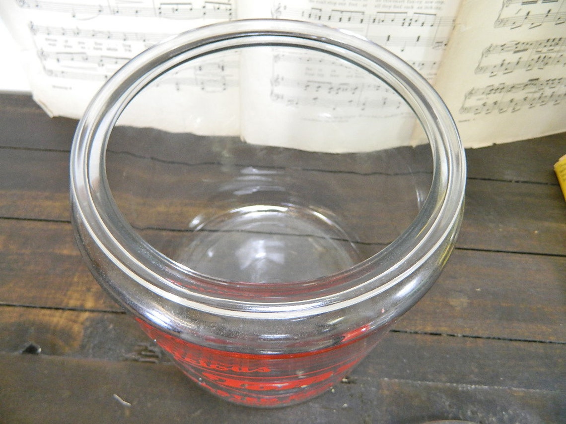 Toms Toasted Peanuts Jar with Lid Reproduction Toms Jar Etsy