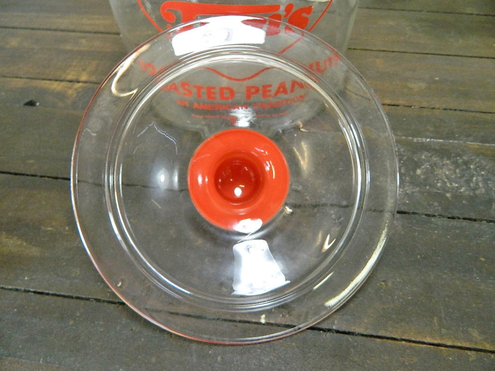 Toms Toasted Peanuts Jar with Lid Reproduction Toms Jar Etsy