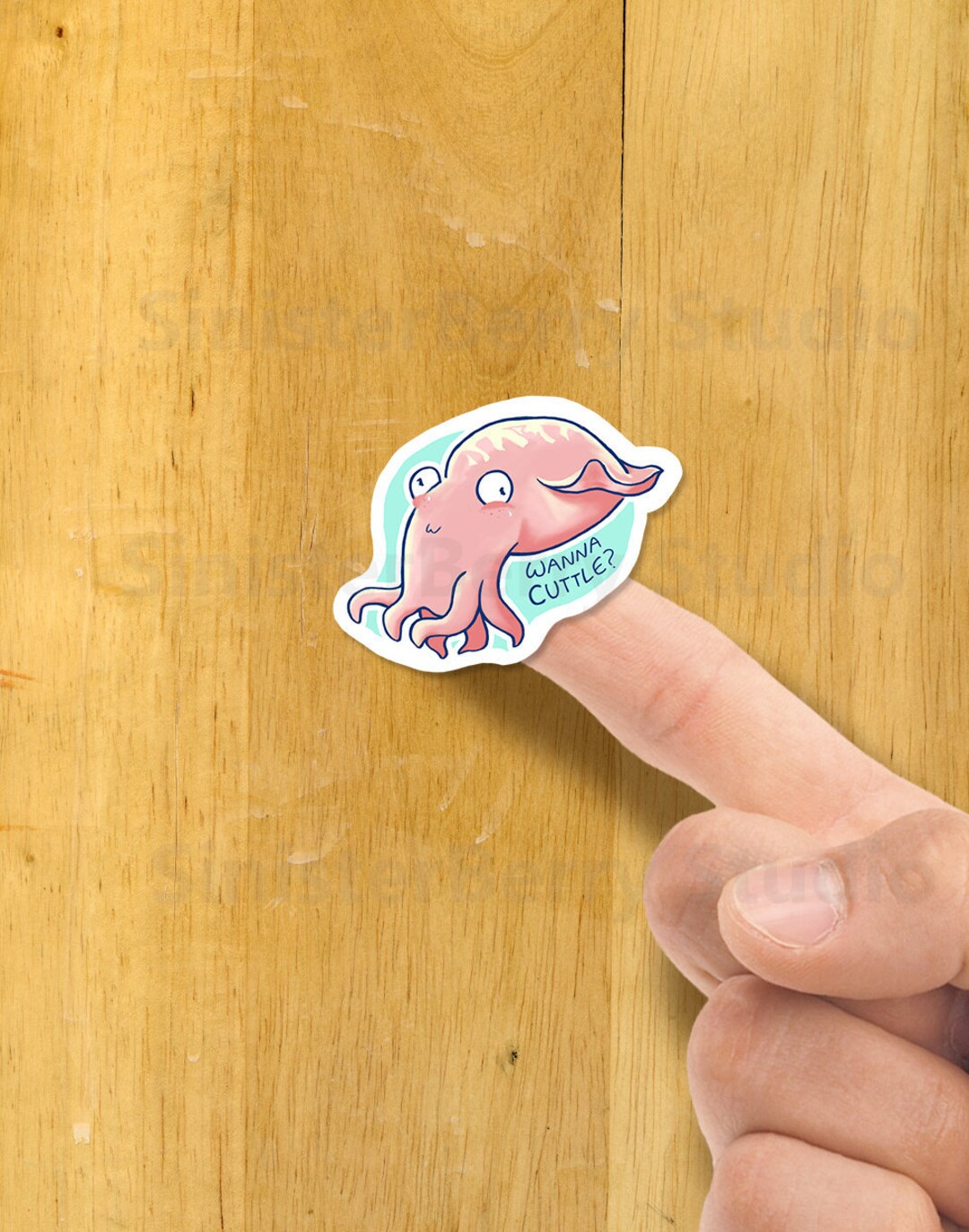 Cute/ Kawaii Cuttle Fish Planner Sticker/ Bullet Journal - Etsy