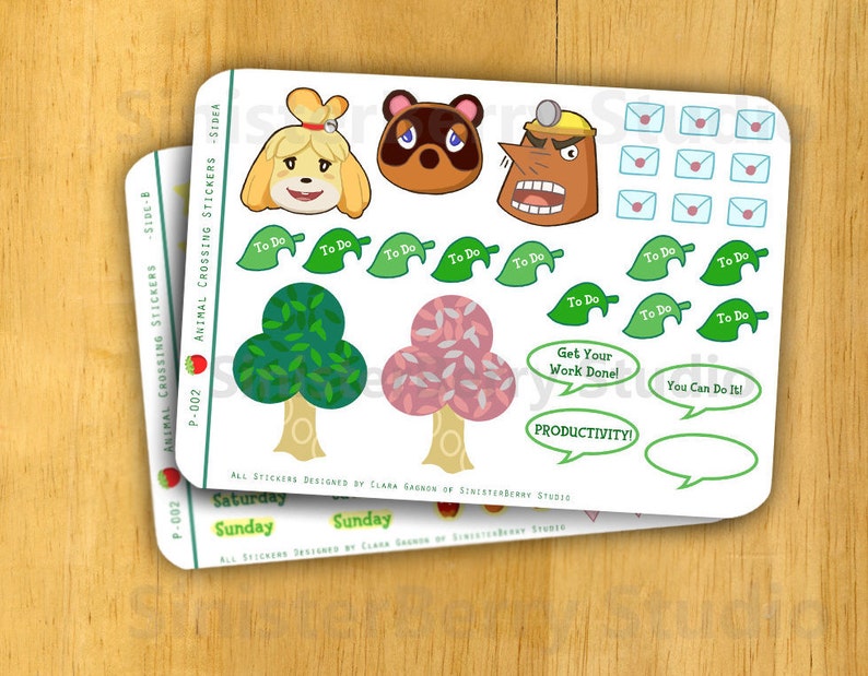 cute kawaii animal crossing stickers bullet journal etsy