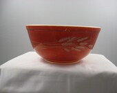 Vintage Pyrex Autumn Harvest 403 Mixing Bowl 2.5 L 2 1 2 QT Nesting Wheat Stalks Wheat Harvest
