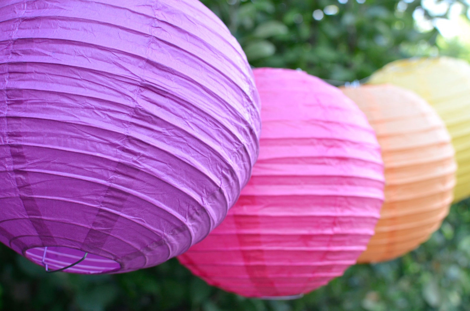 Just Artifacts Colored Paper Lanterns Choose your Size and Etsy