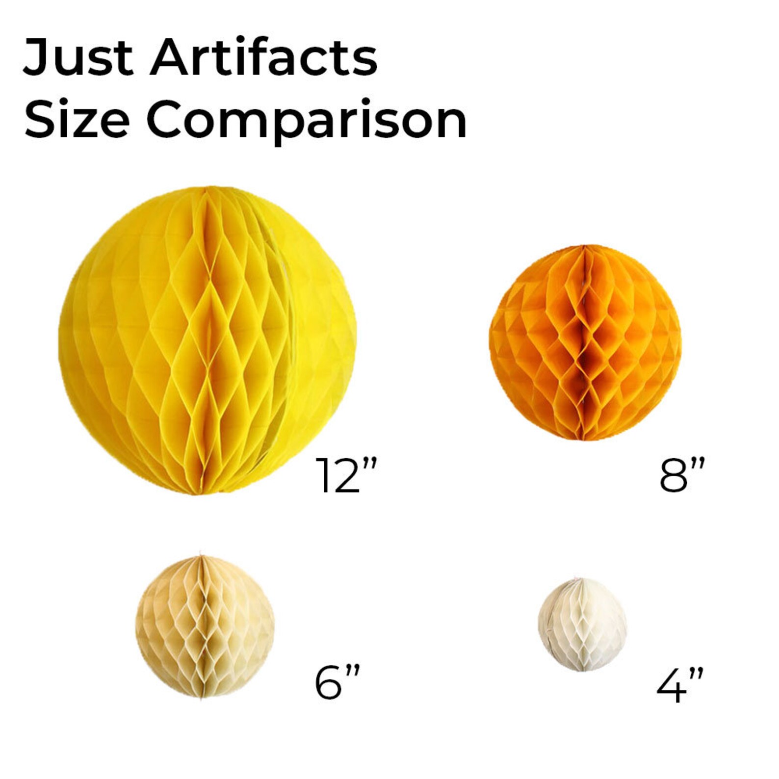 Just Artifacts Colored Tissue Paper Balls Choose Etsy