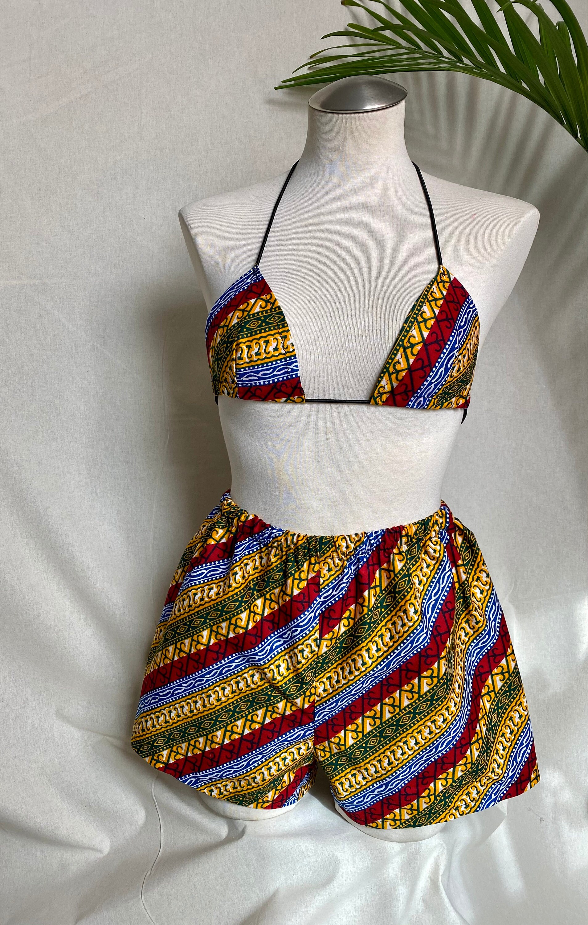 AFRICAN PRINT TOP bikini African fabric bikini bikini art Etsy
