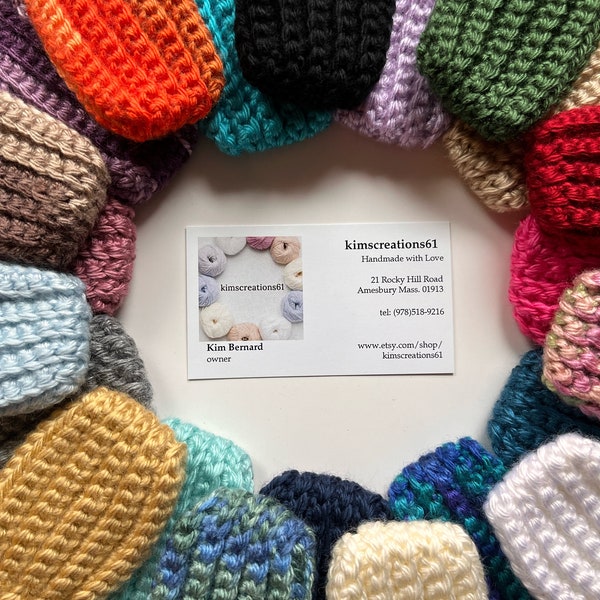 Baby Winter Mittens, Thumbless Baby Mittens On A String, Crochet Baby Mittens, Choice In Many Different Colors, Sizes Newborn To 24 Months,