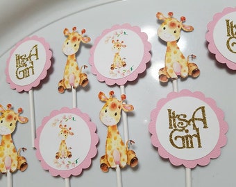Giraffe Baby Shower Decorations Etsy