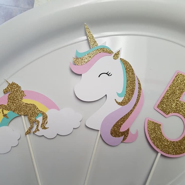 Unicorn Centerpiece - Etsy