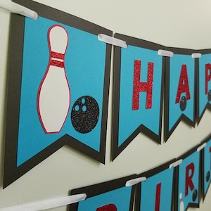 Bowling birthday banner, Bowling party, Bowling ball party decorations, bowling party, bowling pin decor
