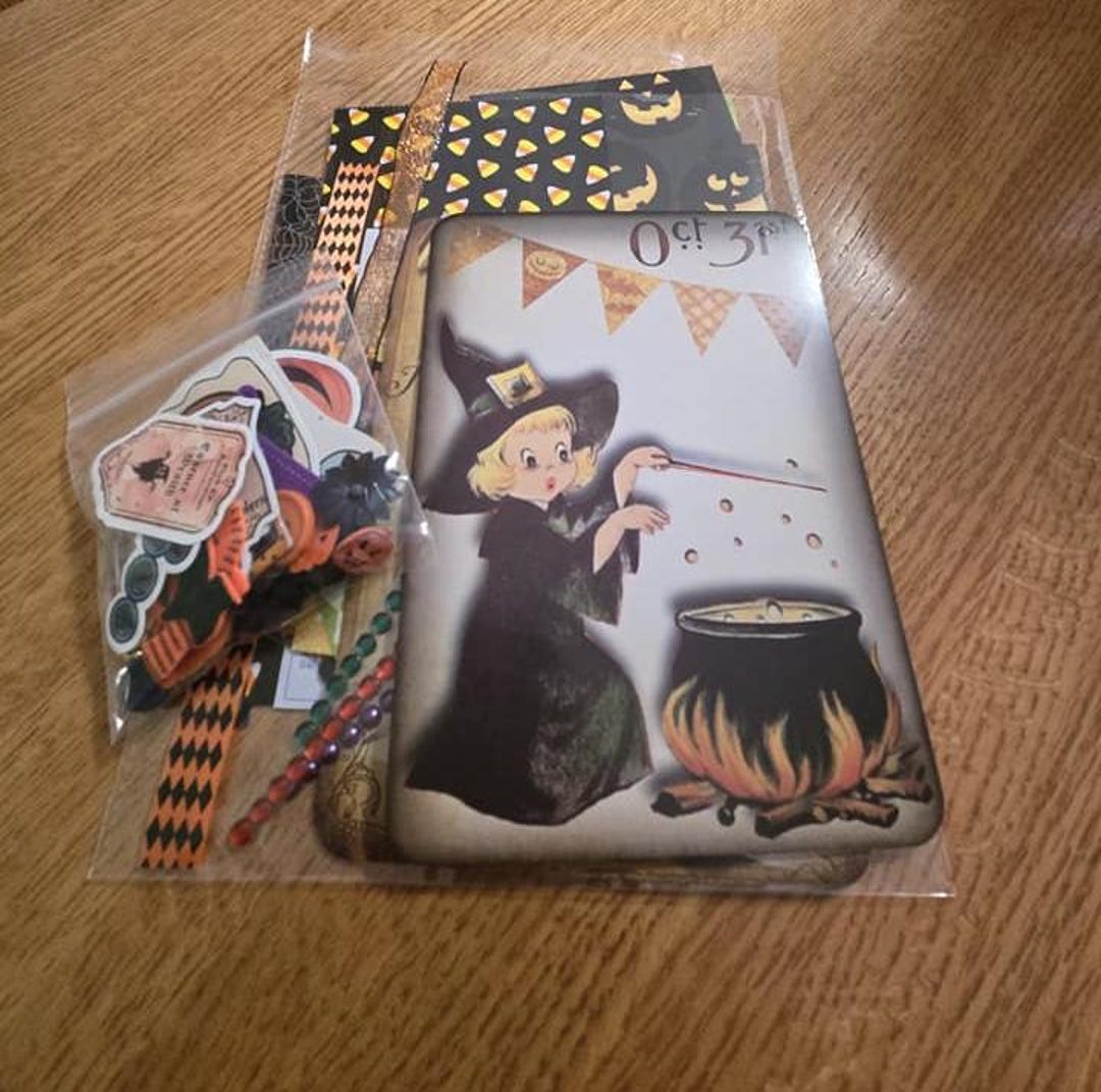 Halloween Junk Journal Kit, Halloween Journal Kit, Halloween ...