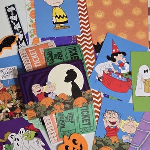 Halloween Ephemera Pack, Junk Journal Supplies (35 Pieces)