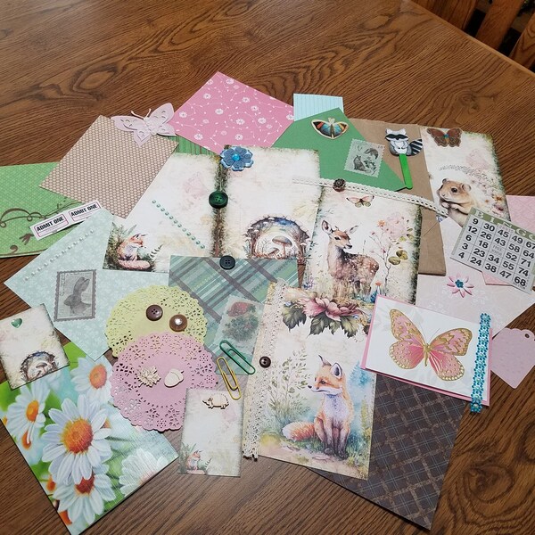 Junk journal supplies etsy