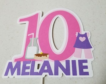 Pancakes and Pajamas cake topper, Pancakes and pajamas party, Pancakes and pjs banner, pancakes and pajamas decorations