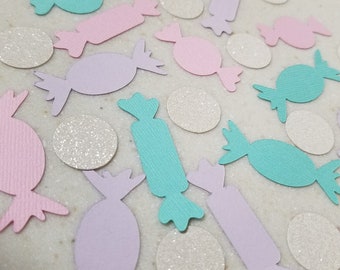 Candy confetti, candy party, confetti, sweet confetti, pastel candy confetti, candy birthday decorations, candy shower