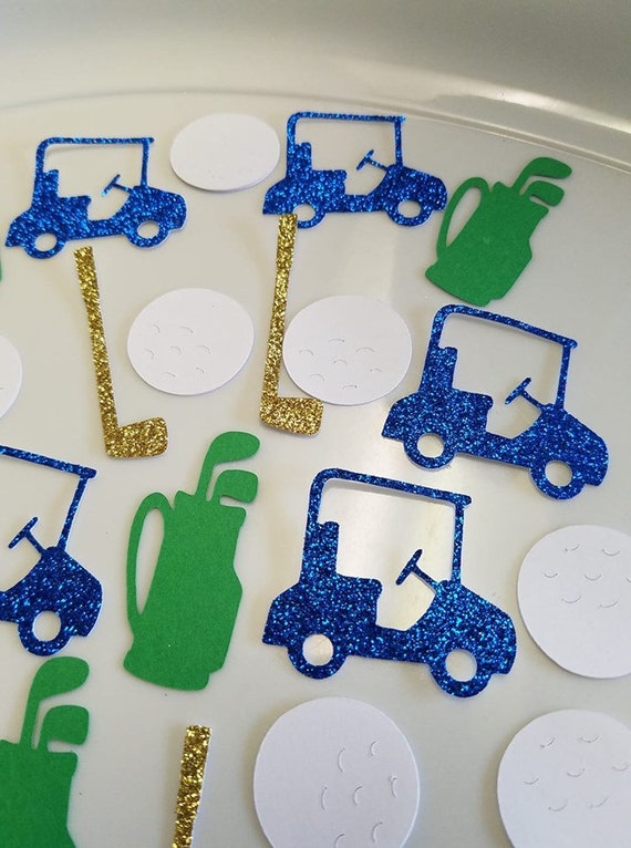 Golf Confetti Golf Table Scatter Golf Party Decorations Etsy