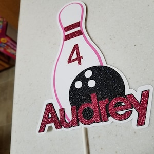 Bowling birthday cupcake toppers, bowling pin cupcake, Bowling party, Bowling ball party decorations, bowling party, bowling pin decor