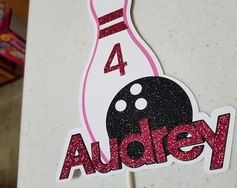 Bowling birthday cupcake toppers, bowling pin cupcake, Bowling party, Bowling ball party decorations, bowling party, bowling pin decor