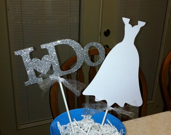 Wedding centerpiece, wedding centerpiece sticks, bridal shower centerpiece sticks, bridal shower decorations