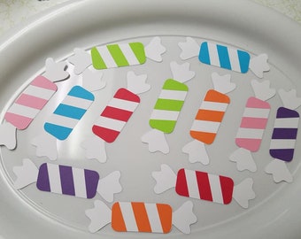 Candy decorations, candy cutouts, candy die cuts, candy party, candy , candy decorations, candy birthday party