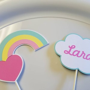 Rainbow centerpiece, sunshine centerpiece, sunshine party, rainbow birthday