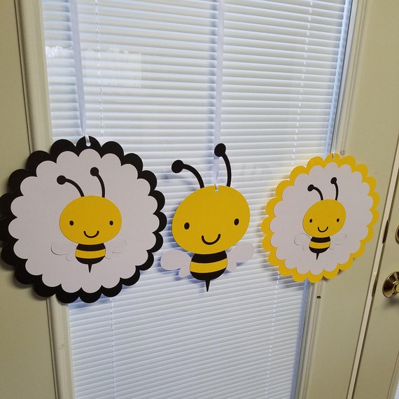Bumble Bee Ceiling Hanger Bumble Bee Baby Shower Bumble Bee Etsy