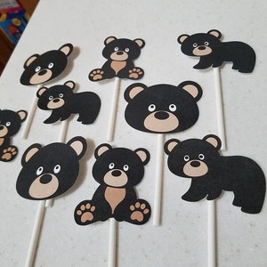 Teddy Bear cupcake toppers, bear cupcake toppers. teddy bear party, boy teddy bear cupcake toppers, boy teddy bear party