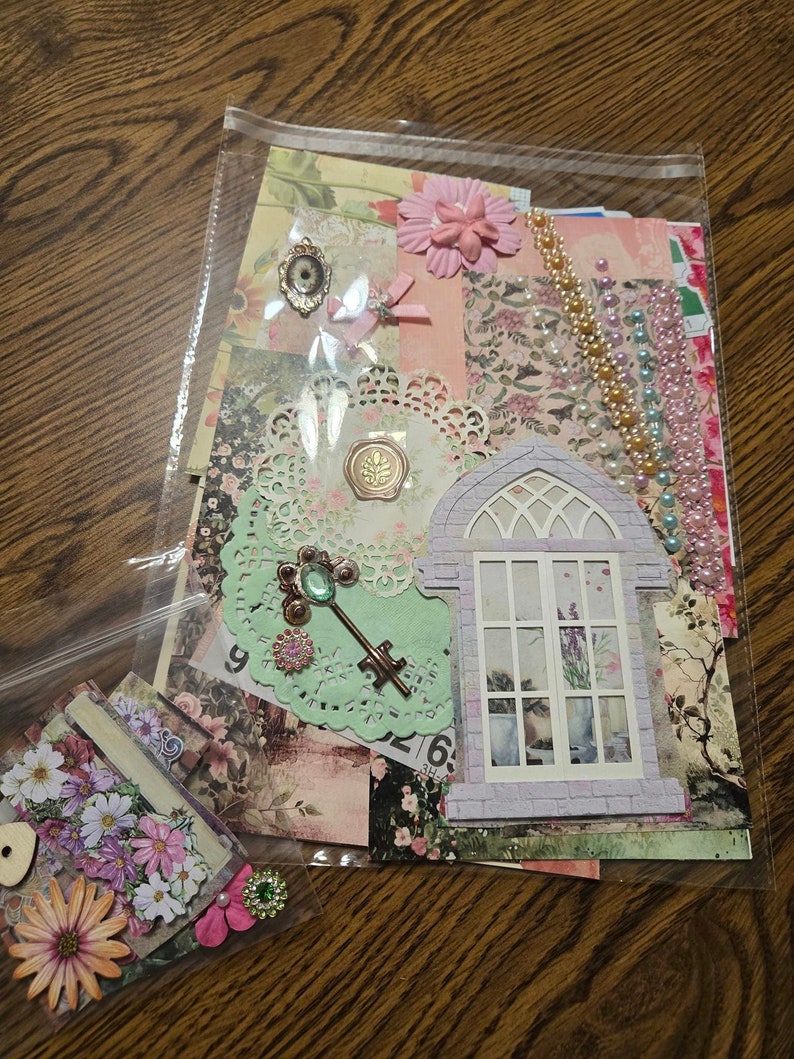 The Secret Garden Junk Journal Kit, 60 Plus Items, Secret Garden ...