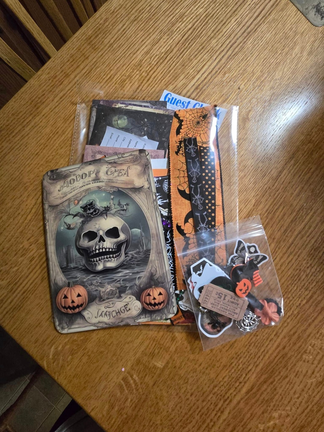 Halloween Junk Journal Kit, Halloween Journal Kit, Halloween ...