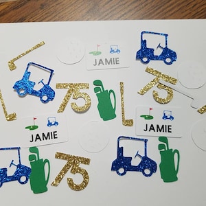 Golf confetti, golf table scatter, golf party decorations, golf party, golf birthday, golf table decor, golf, confetti, golfcart confetti