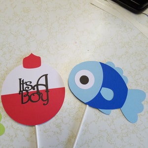 Fish centerpiece, fish banner, fish party package, fish party, fish birthday banner, fishing banner, fishing party, fishing centerpiece